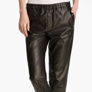 Vince Pull On Soft Leather Pants